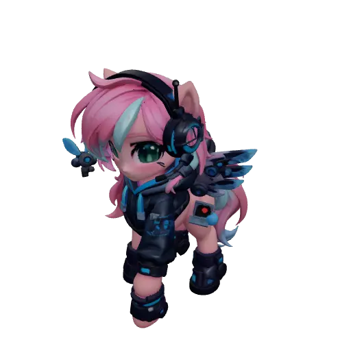 Rotating original character model